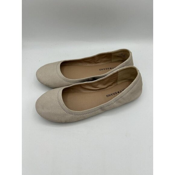Lucky Brand Emmie Ballet Flats Beige Tan Women's Size 7 1/2 M - Picture 6 of 8